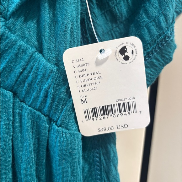 Free People Deep Teal Maxi Dress - Picture 3 of 4